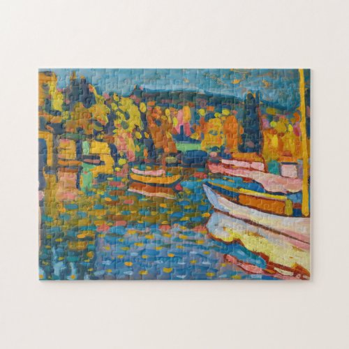 Study for Autumn Landscape with Boats  Kandinsky Jigsaw Puzzle