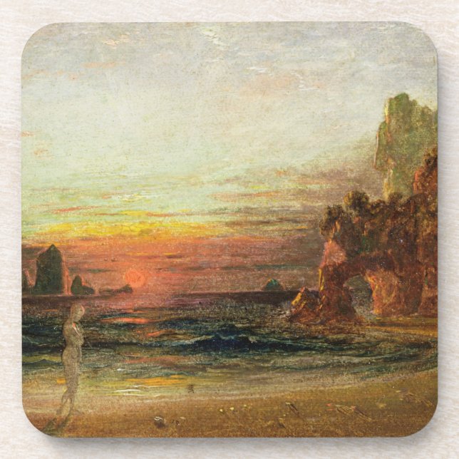 Study for 'Calypso's Grotto', c.1843 (oil on panel Beverage Coaster (Front)