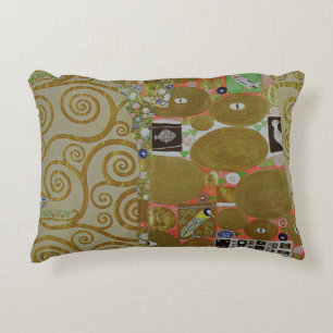 Study for Fulfilment, c.1905-09 (w/c & gold on pap Decorative Pillow