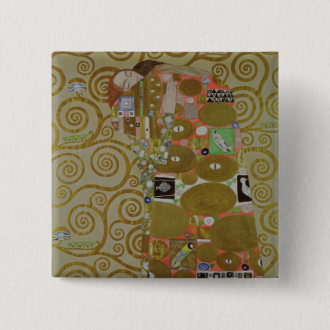 Study for Fulfilment, c.1905-09 (w/c & gold on pap Pinback Button (Front)