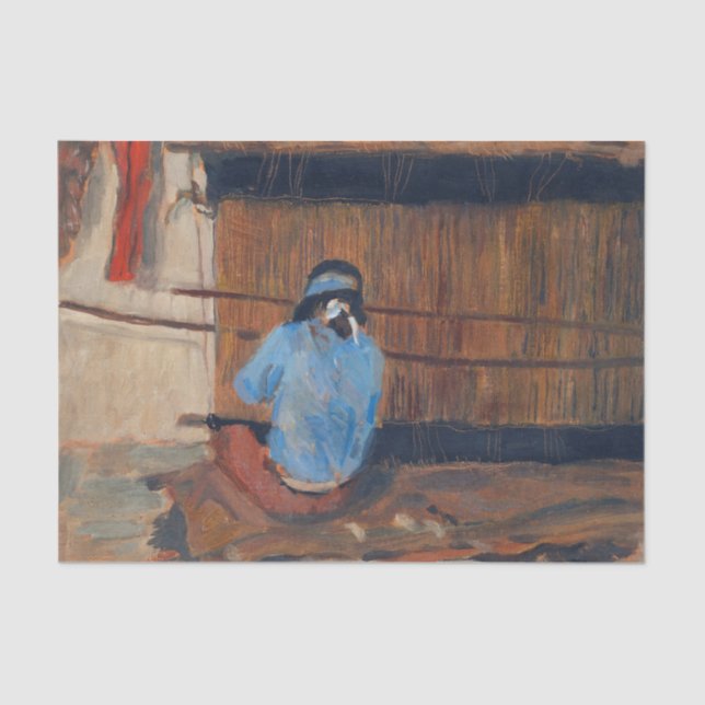 Study for Hopi Weaver by Maynard Dixon Tissue Paper (Front)