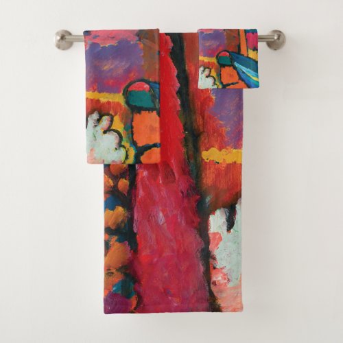 Study for Improvisation V by Wassily Kandinsky Bath Towel Set