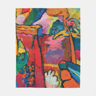 Study for Improvisation V by Wassily Kandinsky Fleece Blanket