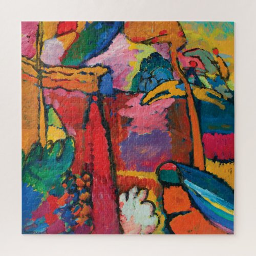 Study for Improvisation V by Wassily Kandinsky Jigsaw Puzzle