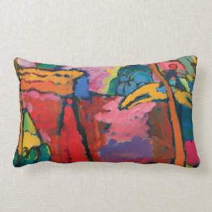 Study for Improvisation V by Wassily Kandinsky Lumbar Pillow