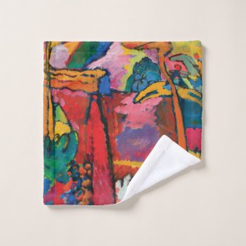 Study For Improvisation V By Wassily Kandinsky Wash Cloth by colorfulworld at Zazzle