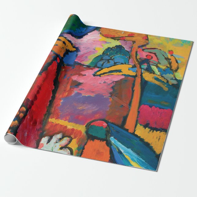 Study for Improvisation V by Wassily Kandinsky  Wrapping Paper (Unrolled)