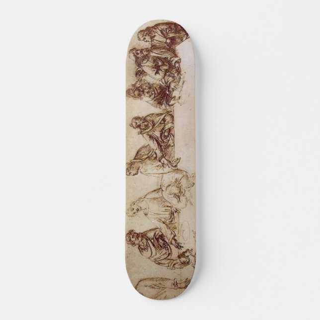 Study for last supper skateboard deck (Front)