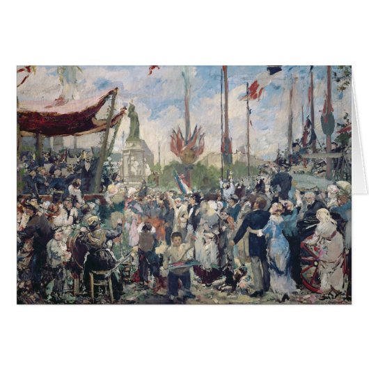 Study for 'Le 14 Juillet 1880', 1880-84 Cards (Front Horizontal)