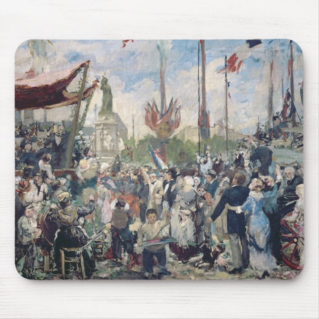 Study for 'Le 14 Juillet 1880', 1880-84 Mouse Pad (Front)