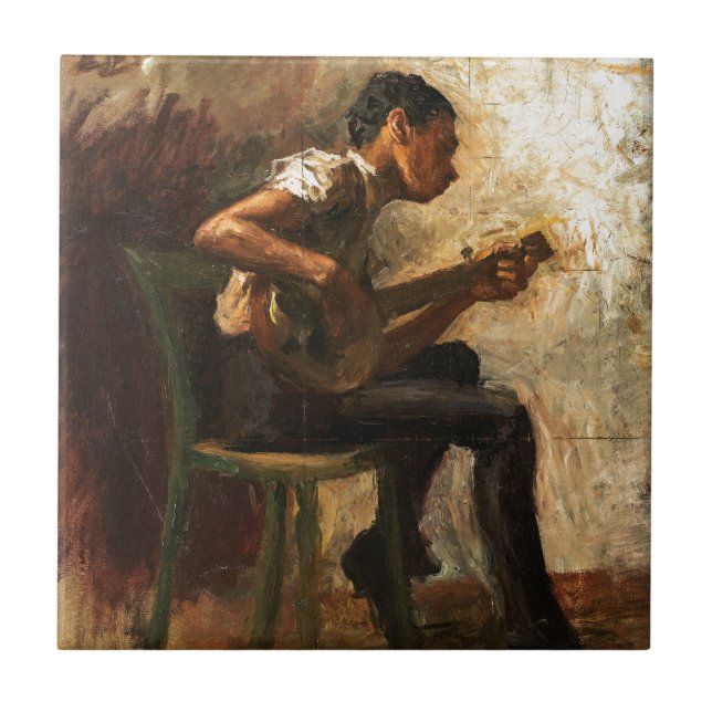 Study for Negro Boy Dancing Ceramic Tile (Front)