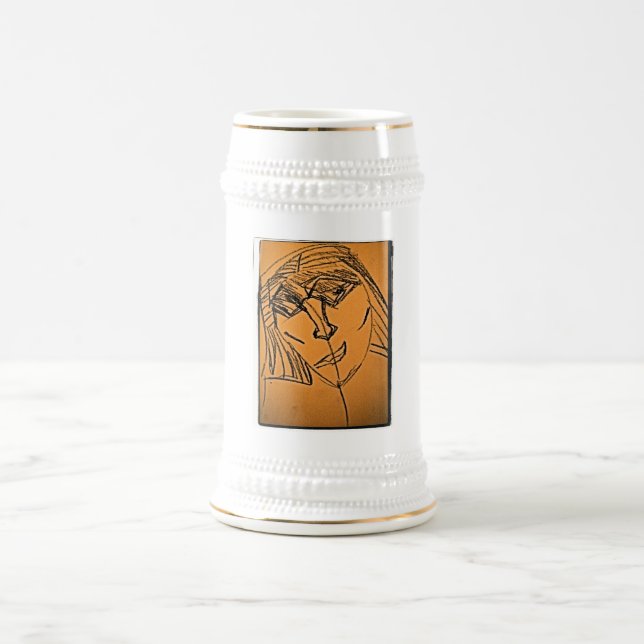 Study for Pharoh Beer Stein (Center)