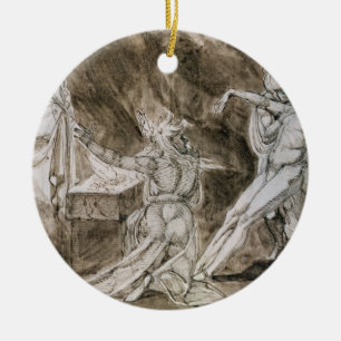 Study for "Saul and the Witch of Endor" Ceramic Ornament