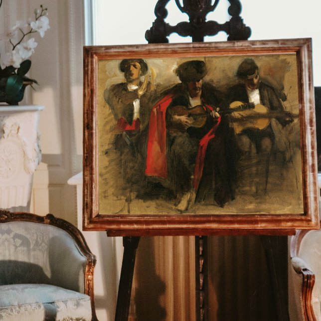 Study for Seated Musicians, Sargent  Poster (Creator Uploaded)