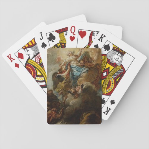 Study for the Assumption of the Virgin c1760 2 Poker Cards