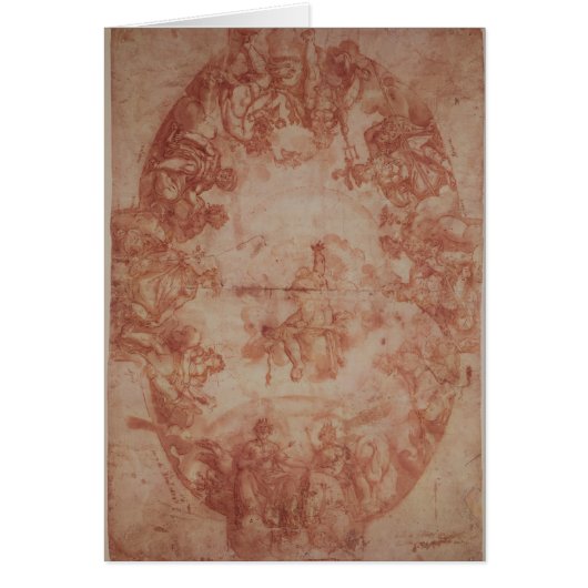 Study for the ceiling of the Casa de Pilatos Cards (Front)