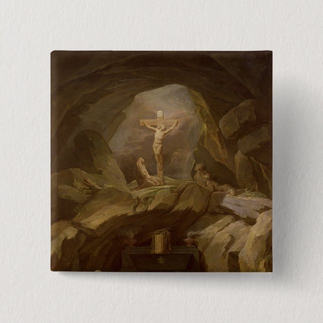 Study for the Chapelle du Calvaire Pinback Button (Front)