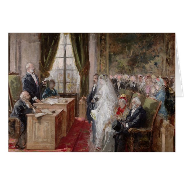 Study for the Civil Marriage Cards (Front Horizontal)