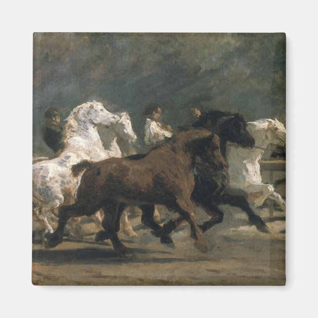 Study for the Horsemarket, 1900 Magnet (Front)