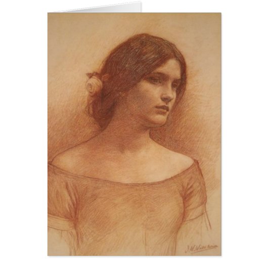 Study for The Lady Clare Cards (Front)