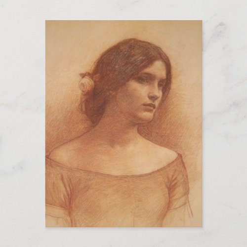 Study for The Lady Clare Postcard