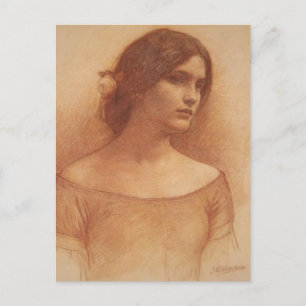 Study for The Lady Clare Postcard
