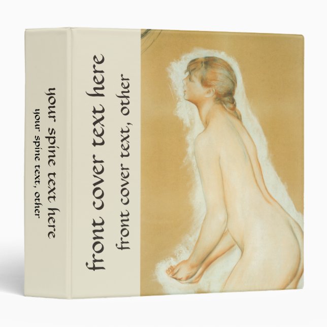 Study for 'The Large Bathers' by Pierre Renoir Binder (Front/Spine)