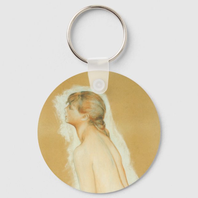 Study for 'The Large Bathers' by Pierre Renoir Keychain (Front)