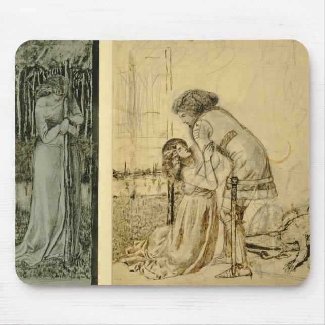 Study for the painted panels on the St. George Cab Mouse Pad (Front)