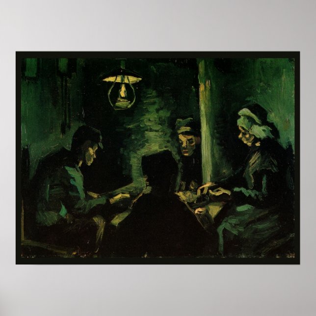 Study for The Potato Eaters by Vincent van Gogh Poster (Front)