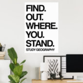 Study Geography Poster (Home Office)