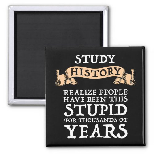 Study History _ Realize People Have Been Stupid Magnet