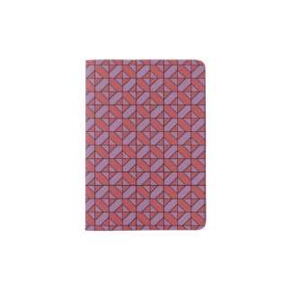 Study in Red and Purple Passport Holder