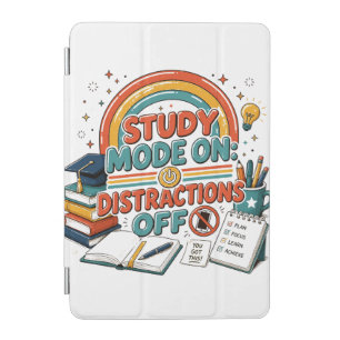 Study Mode On Distractions Off  iPad Mini Cover
