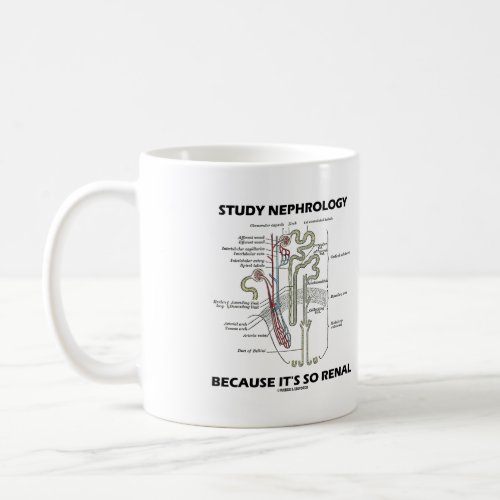 Study Nephrology Because Its So Renal Nephron Coffee Mug