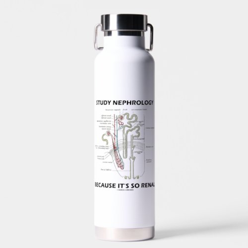 Study Nephrology Because Its So Renal Nephron Water Bottle