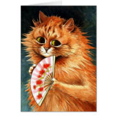 Study of a Ginger Cat - Louis Wain artwork (Front)