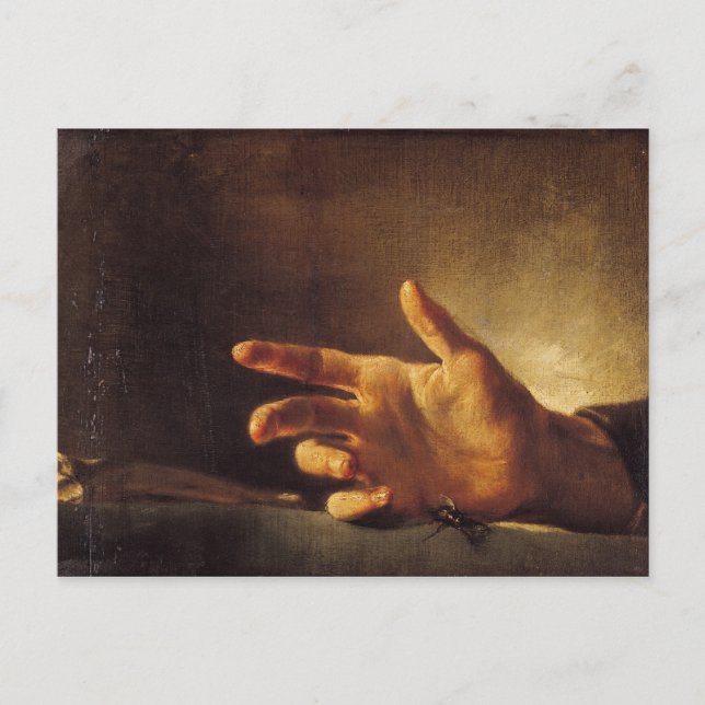 Study of a Hand Postcard (Front)