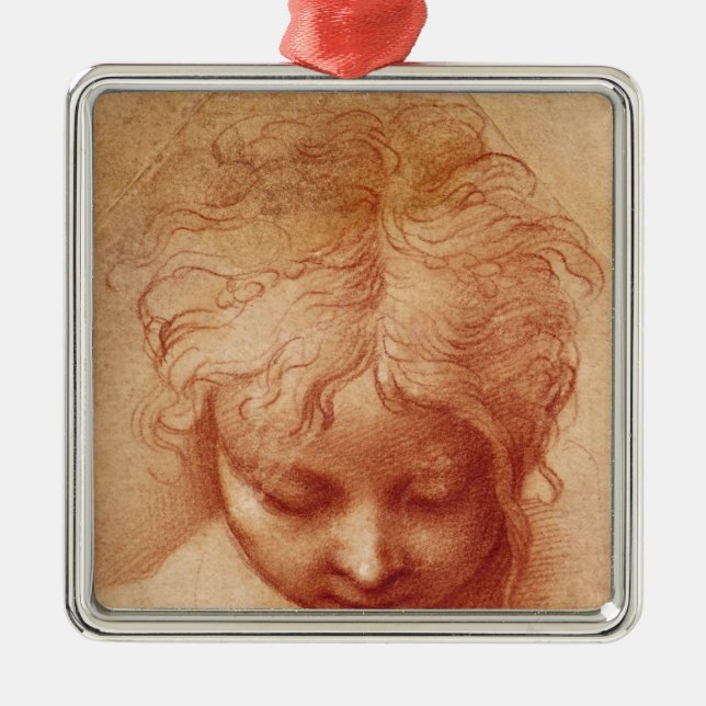 Study of a Head Metal Ornament (Front)