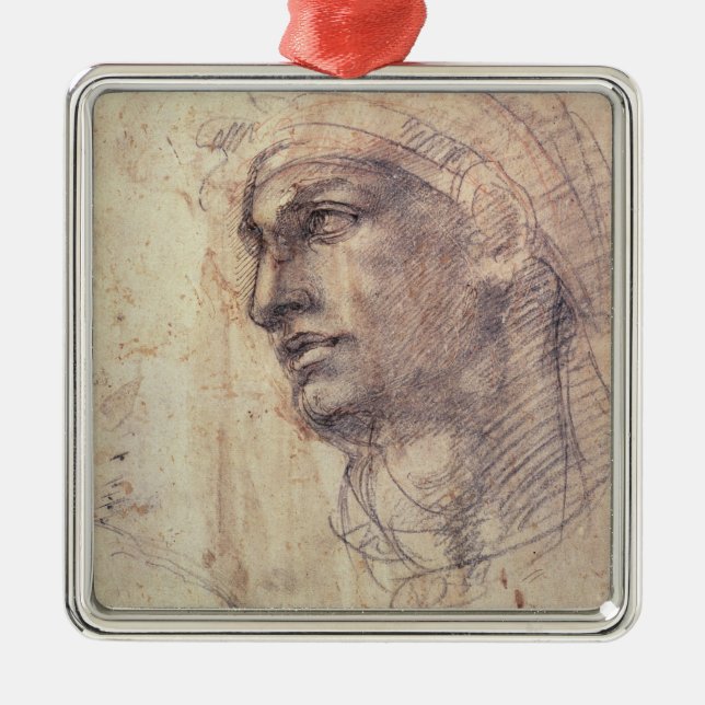 Study of a Head Metal Ornament (Front)