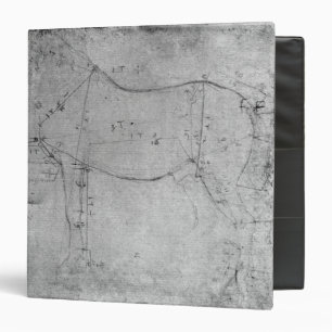 Study of a Horse 3 Ring Binder
