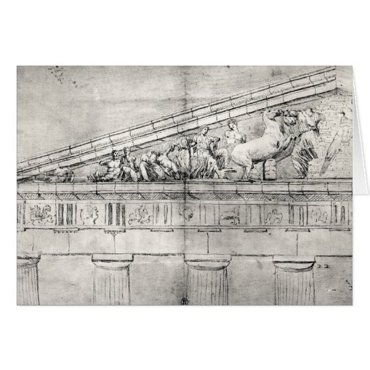 Study of a pediment from the Parthenon Cards (Front Horizontal)