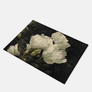 Study of a Peony Flower Doormat