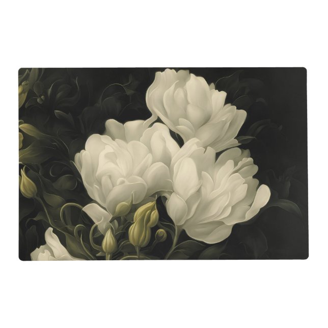 Study of a Peony Flower Placemat (Front)