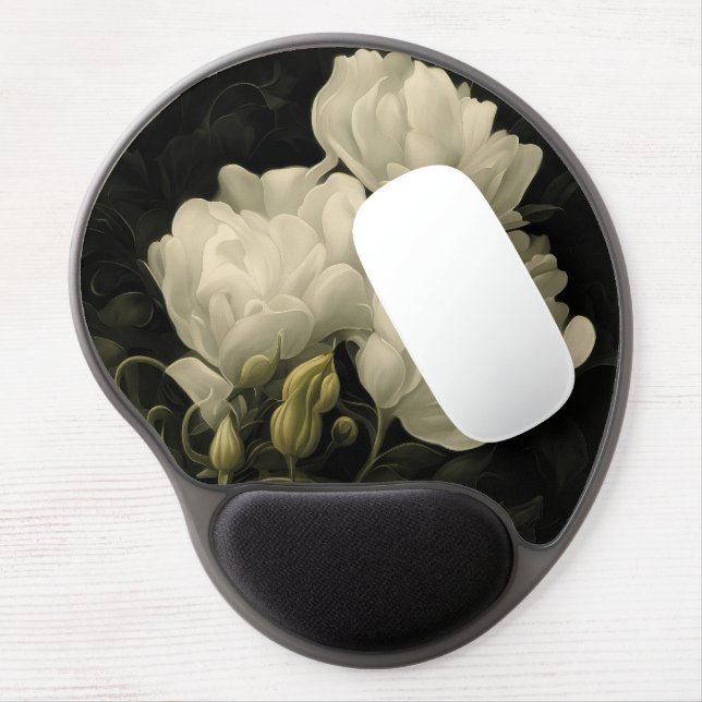 Study of a Peony Gel Mouse Pad (Left Side)