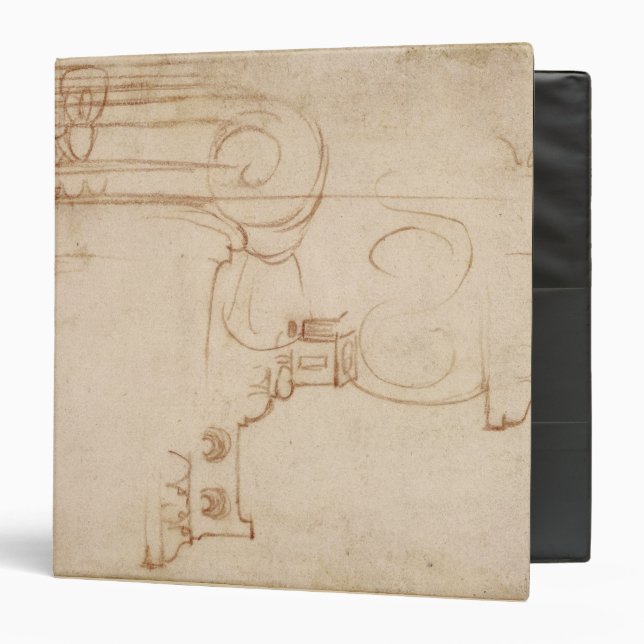 Study of an Ionic capital 3 Ring Binder (Front/Inside)