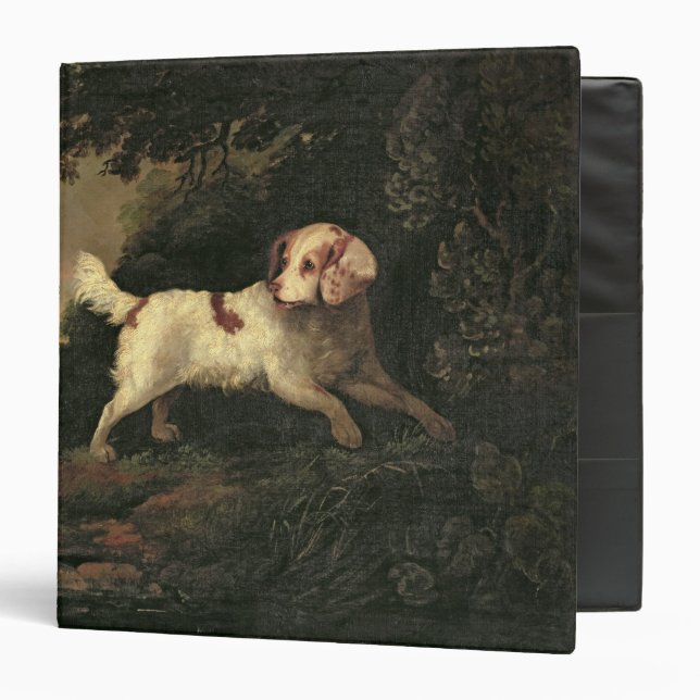 Study of Clumber Spaniel Binder (Front/Inside)
