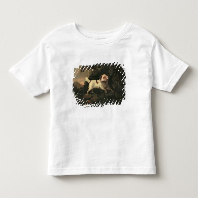 Study of Clumber Spaniel Toddler T-shirt (Front)