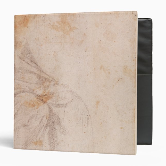 Study of Drapery  c.1516 Binder (Front/Inside)