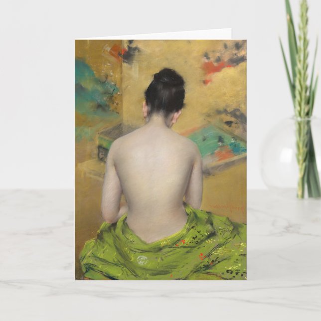 Study of Flesh and Gold | William Merritt Chase Card (Front)